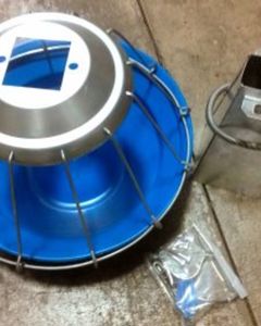 CNTL PAN,5.25",PLST PAN 17"DIA,F/50MM [1.97"] TUBE, F/TURKEY